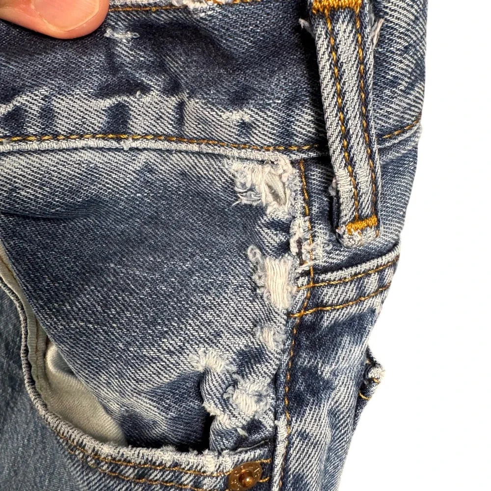 Levis 517 Y2K Bootcut Jeans Men 36x30 Western Workwear‎ Distressed Dad Denim